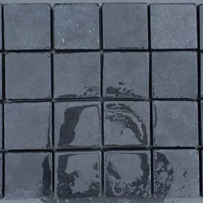 Black Limestone Cobbles 100x100x40mm